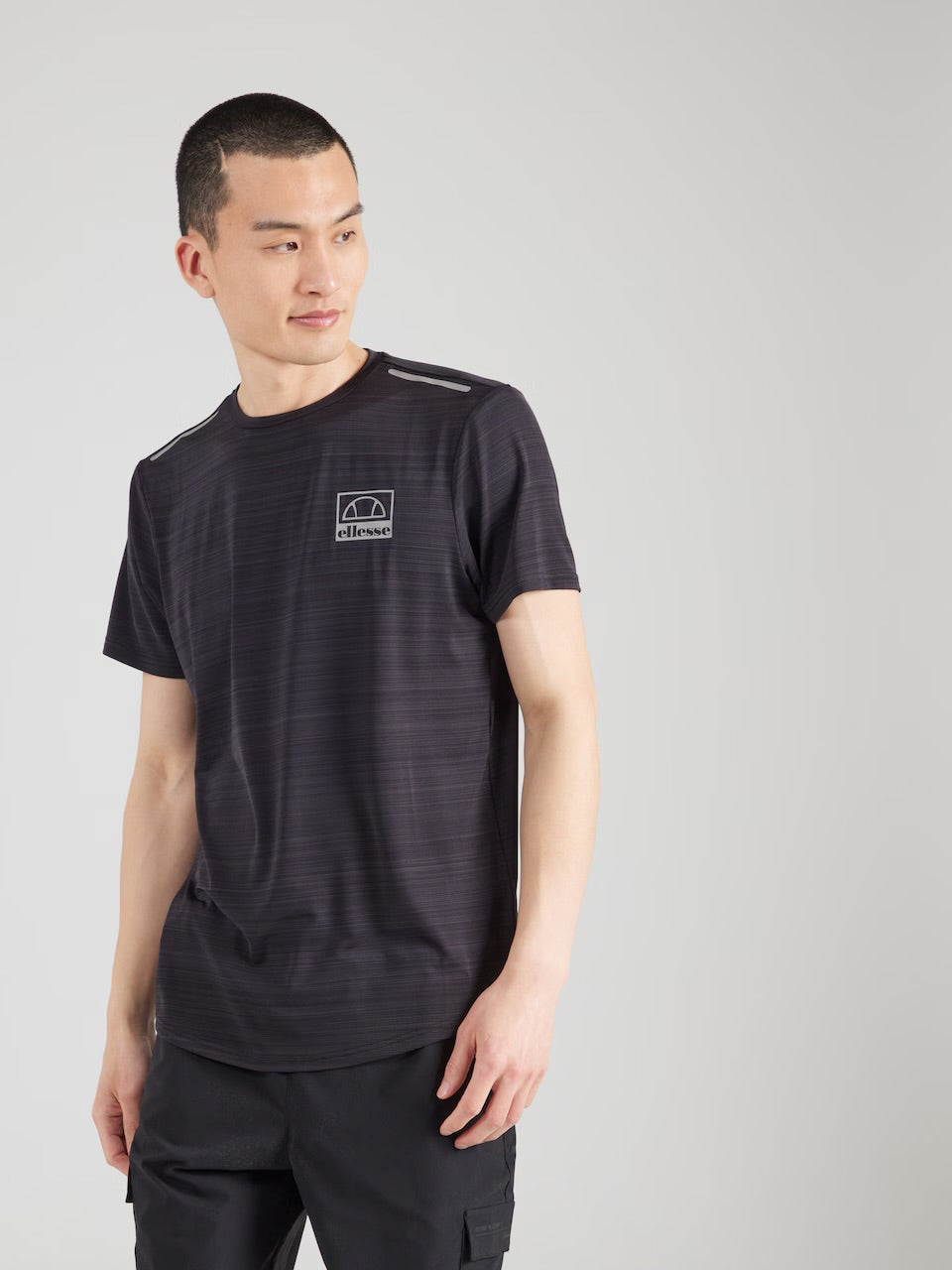 Ellesse Miller Performance shirt 'Riflettente' in Black