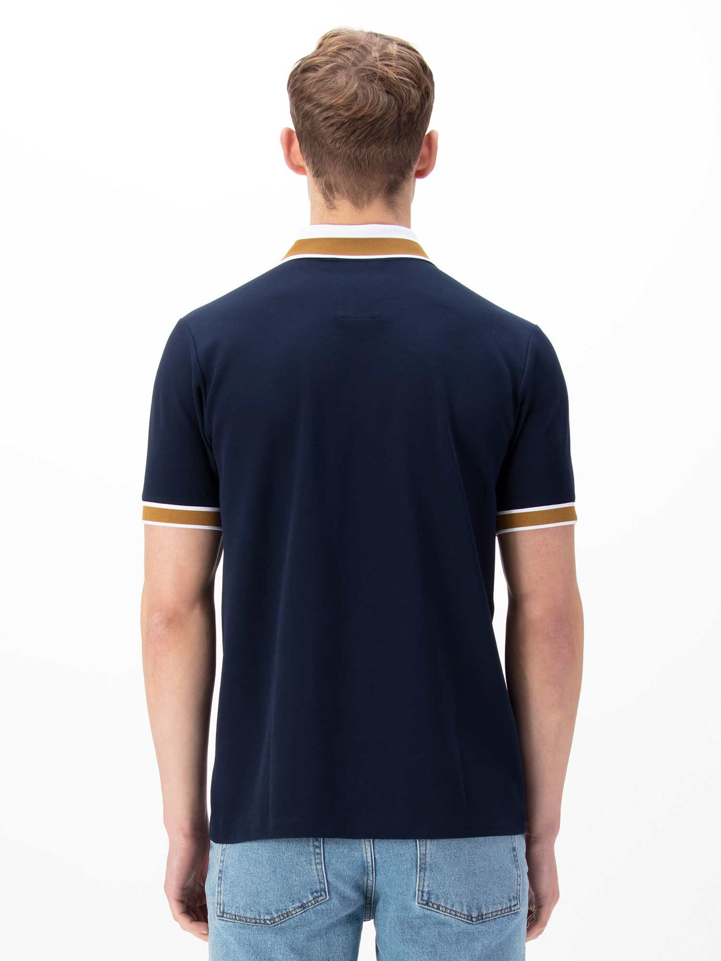 Luke 1977 Makati Polo T Shirt Dark-Navy