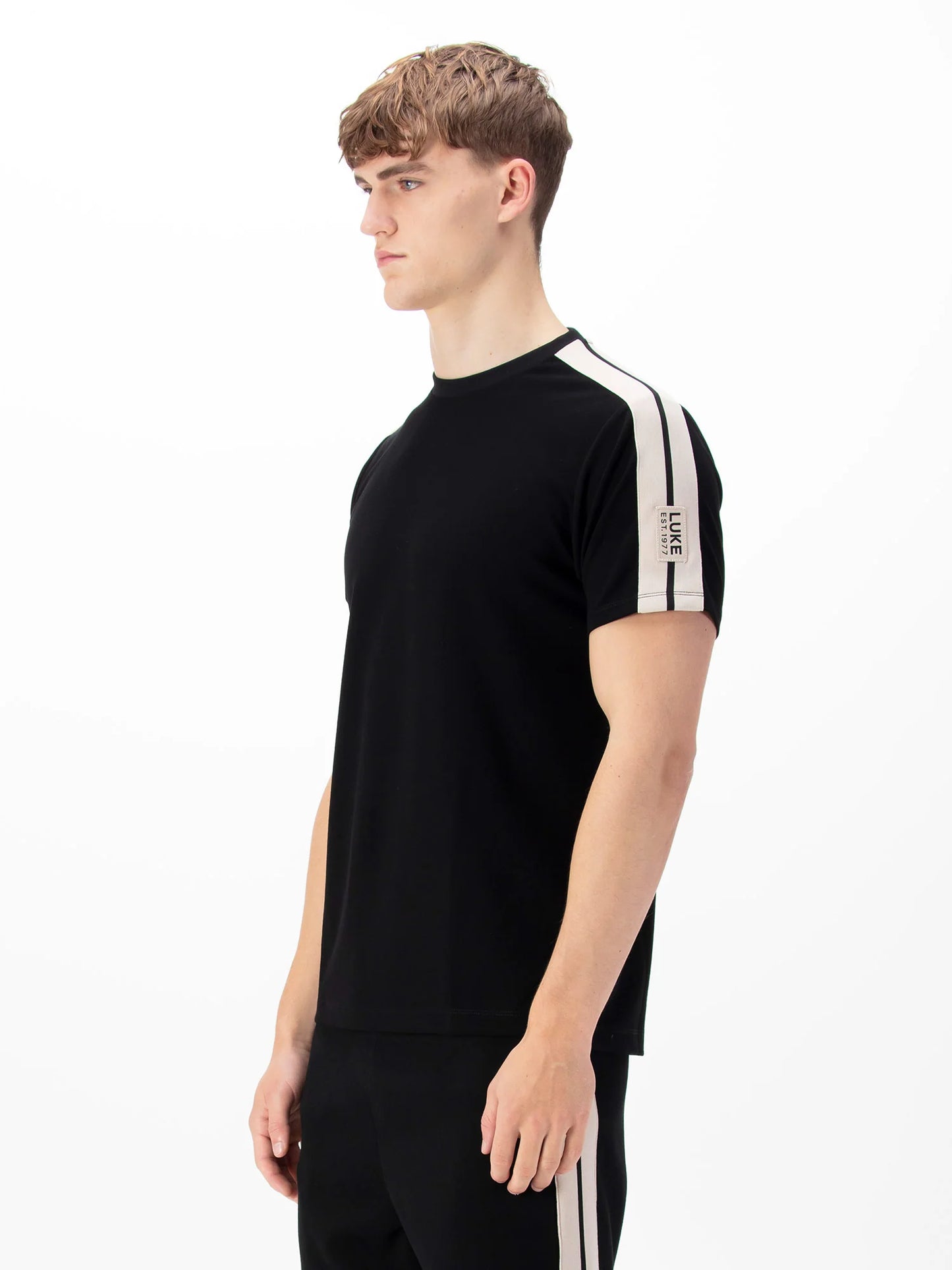 Luke 1977 Imperial Fit Tape T-shirt Black