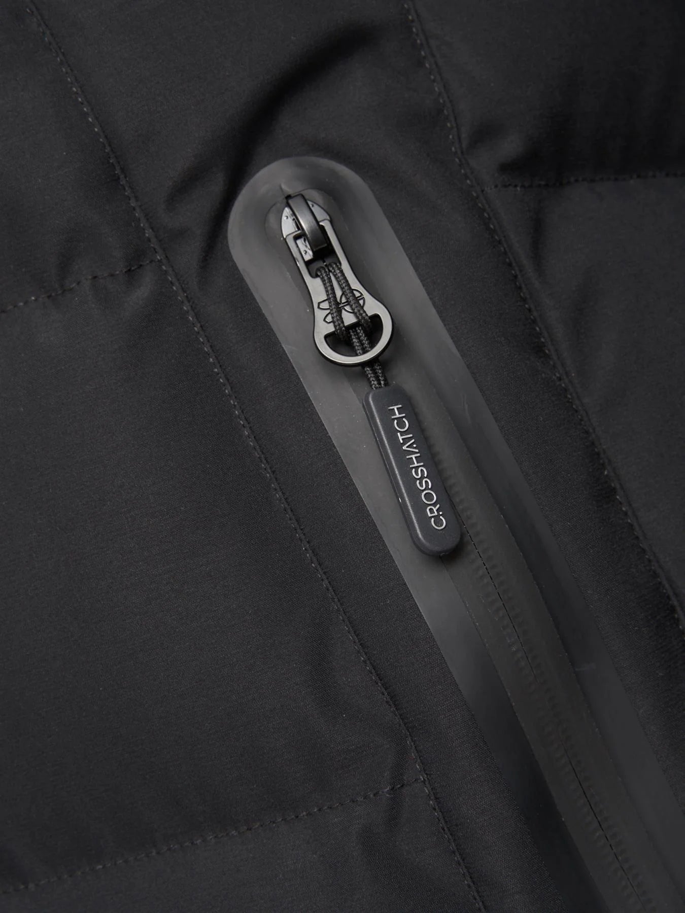 Crosshatch Mens Tenthley Embossed Jacket Black