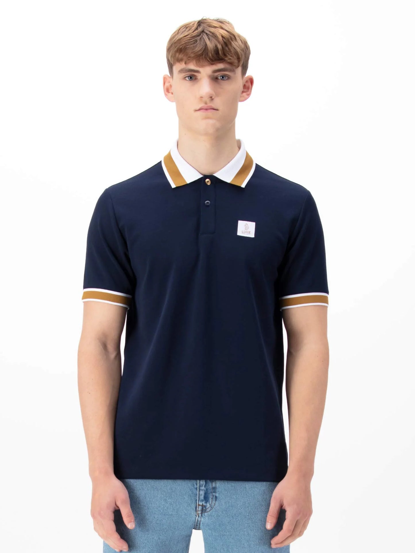 Luke 1977 Makati Polo T Shirt Dark-Navy