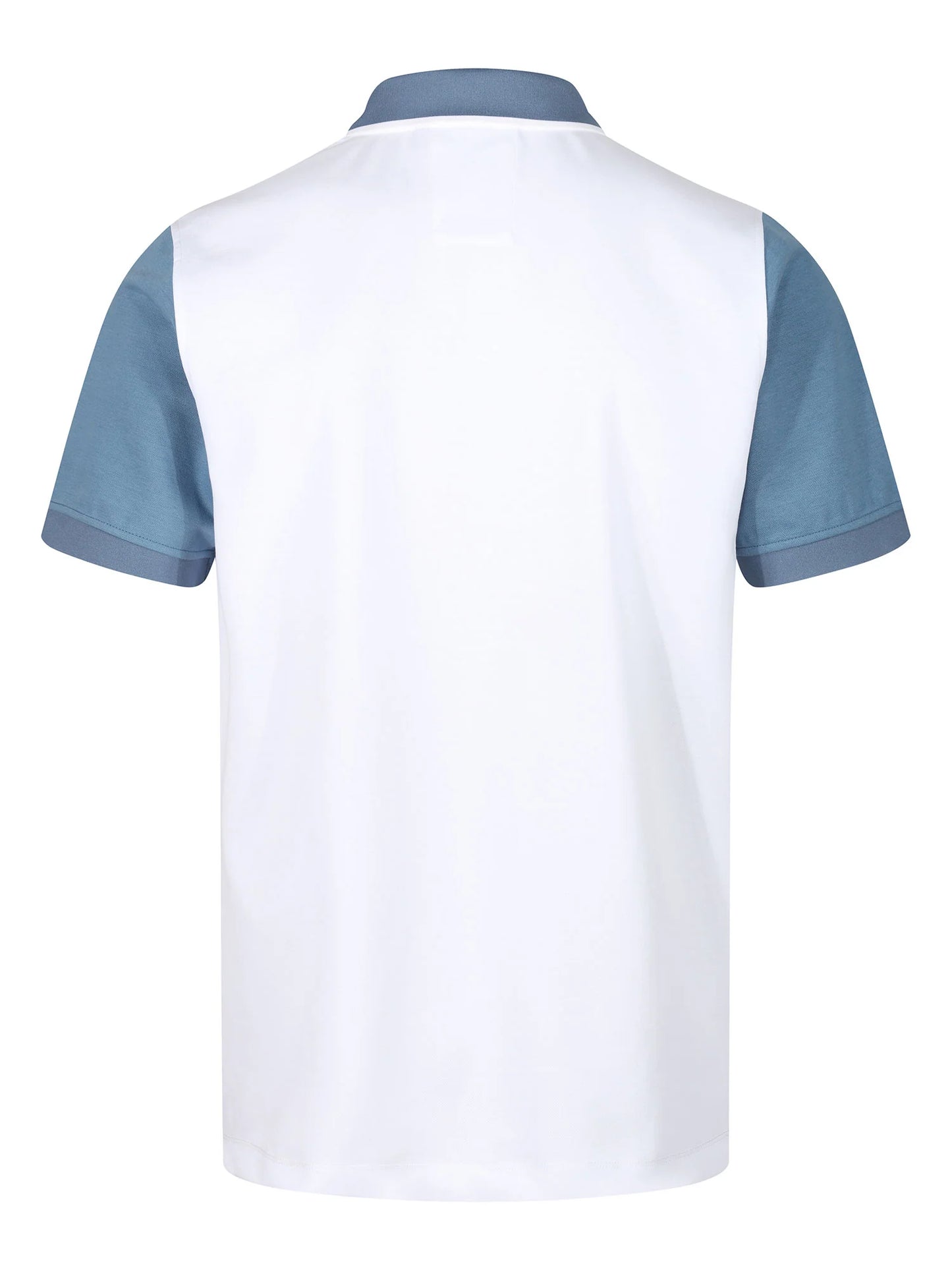 Luke 1977 Saddleworth Polo White Denim-Blue