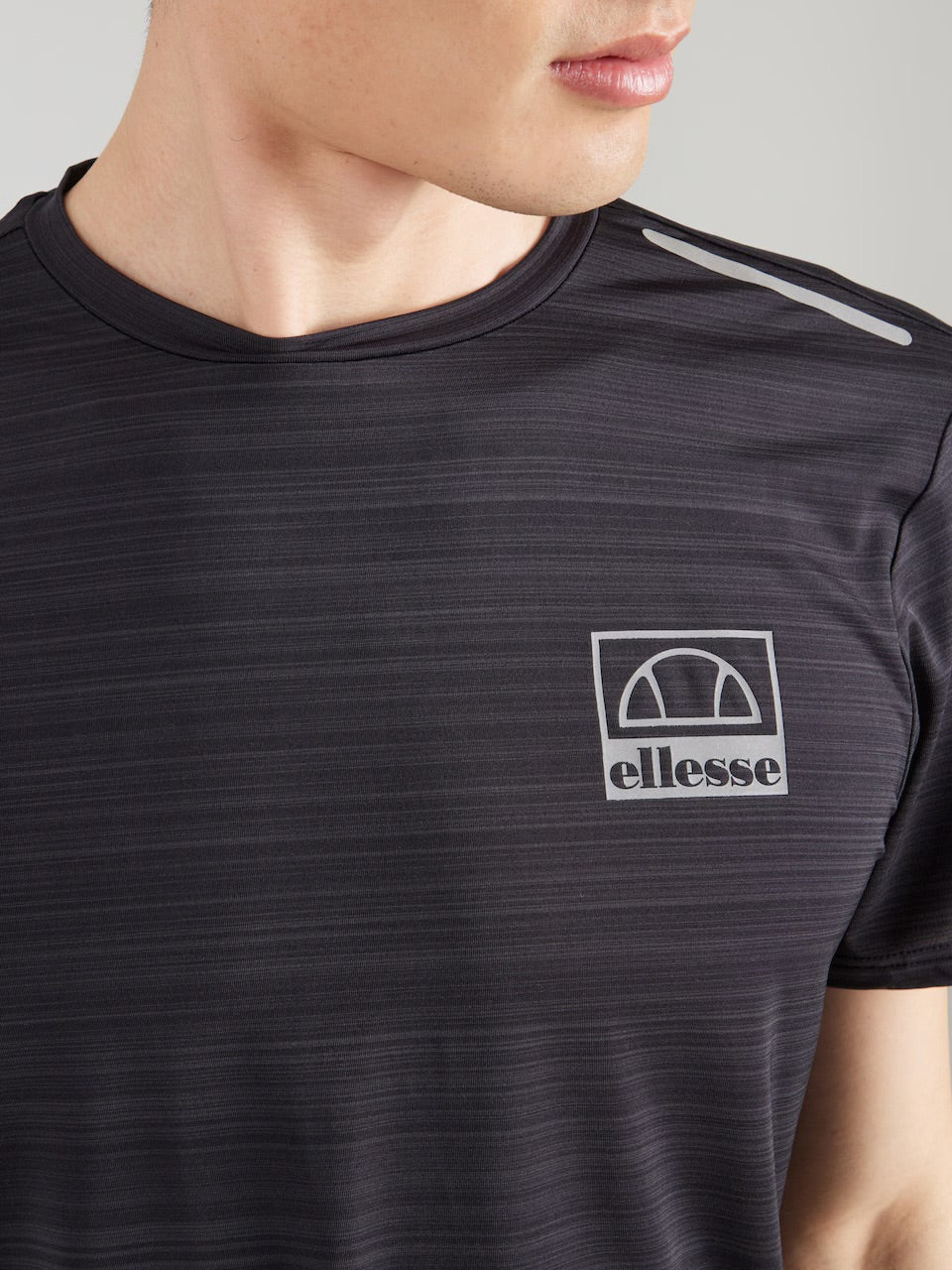 Ellesse Miller Performance shirt 'Riflettente' in Black