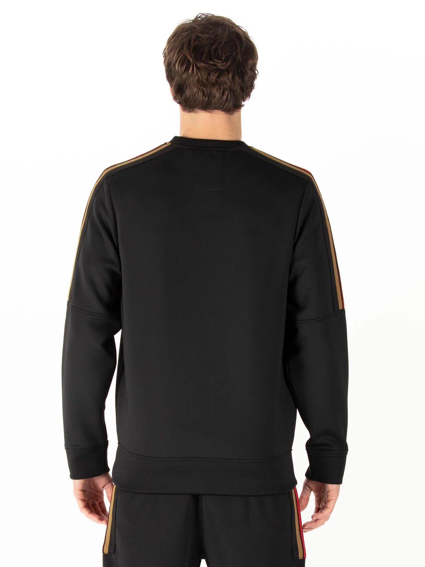 Luke 1977 Daintree Colour Block Sweat Black
