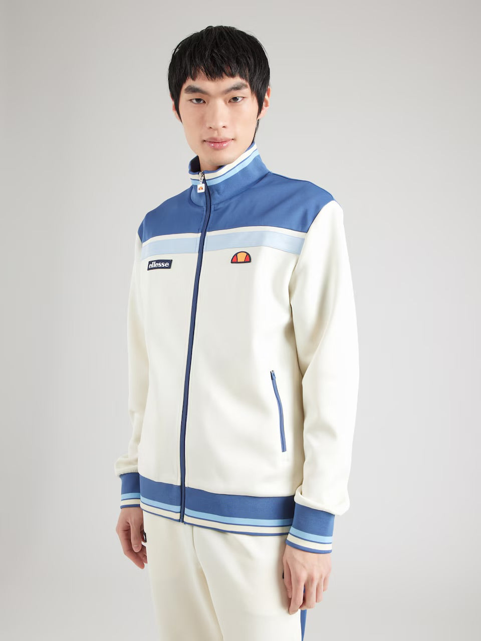 Ellesse Vignola Track Top Off-White/Navy