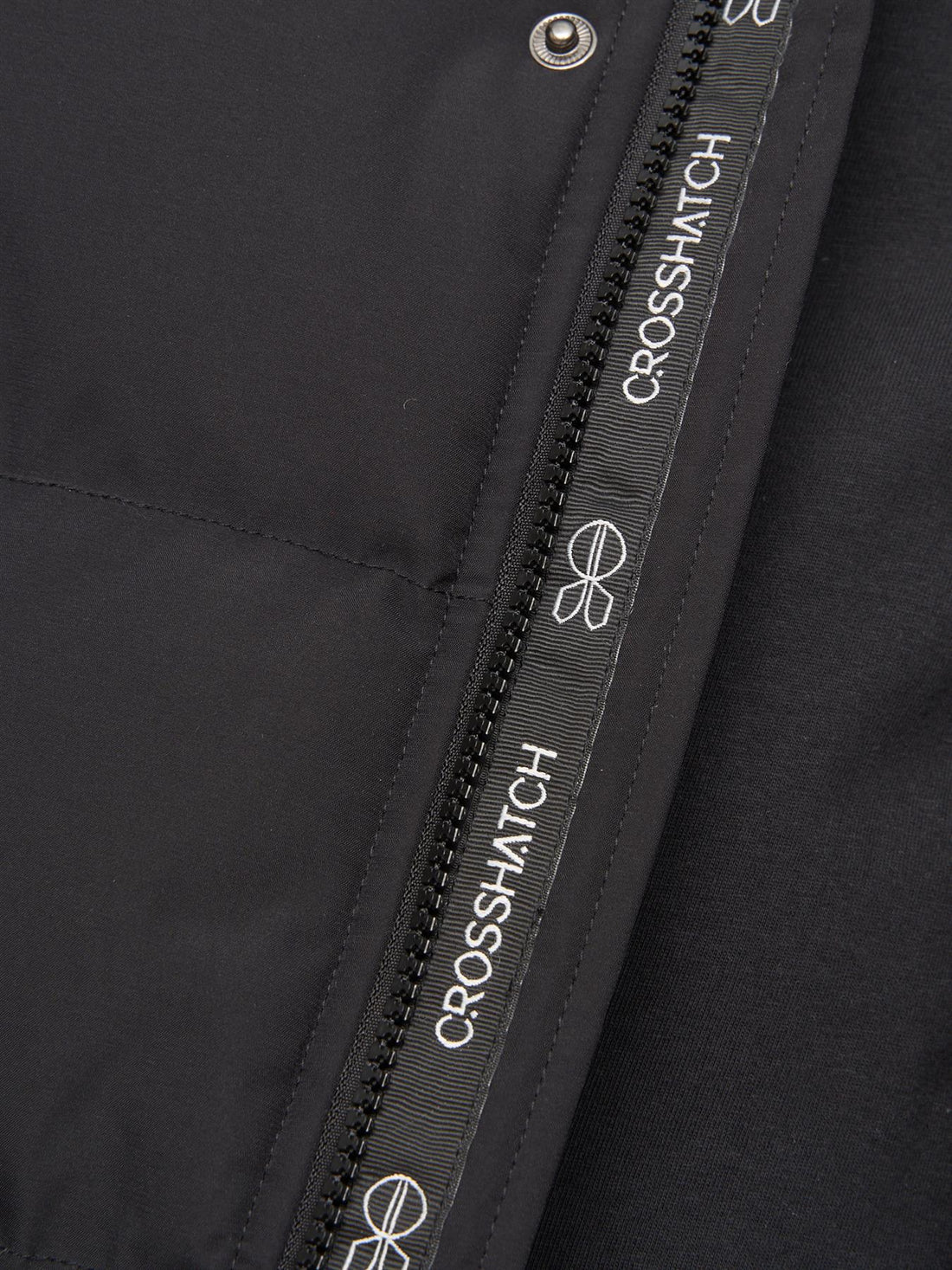 Crosshatch Daydream Parka Jacket Black