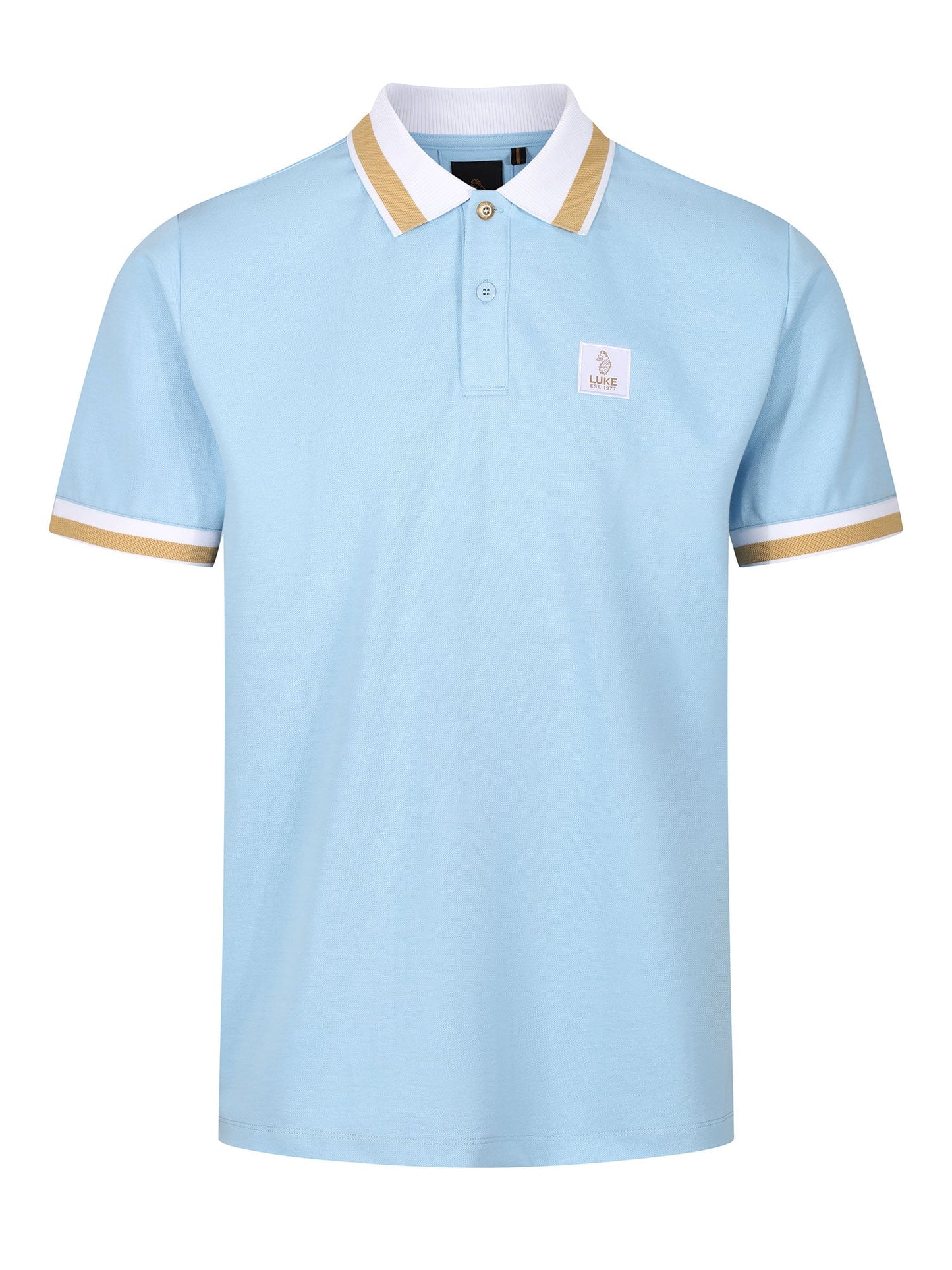 Luke 1977 Makati Polo T Shirt Blue