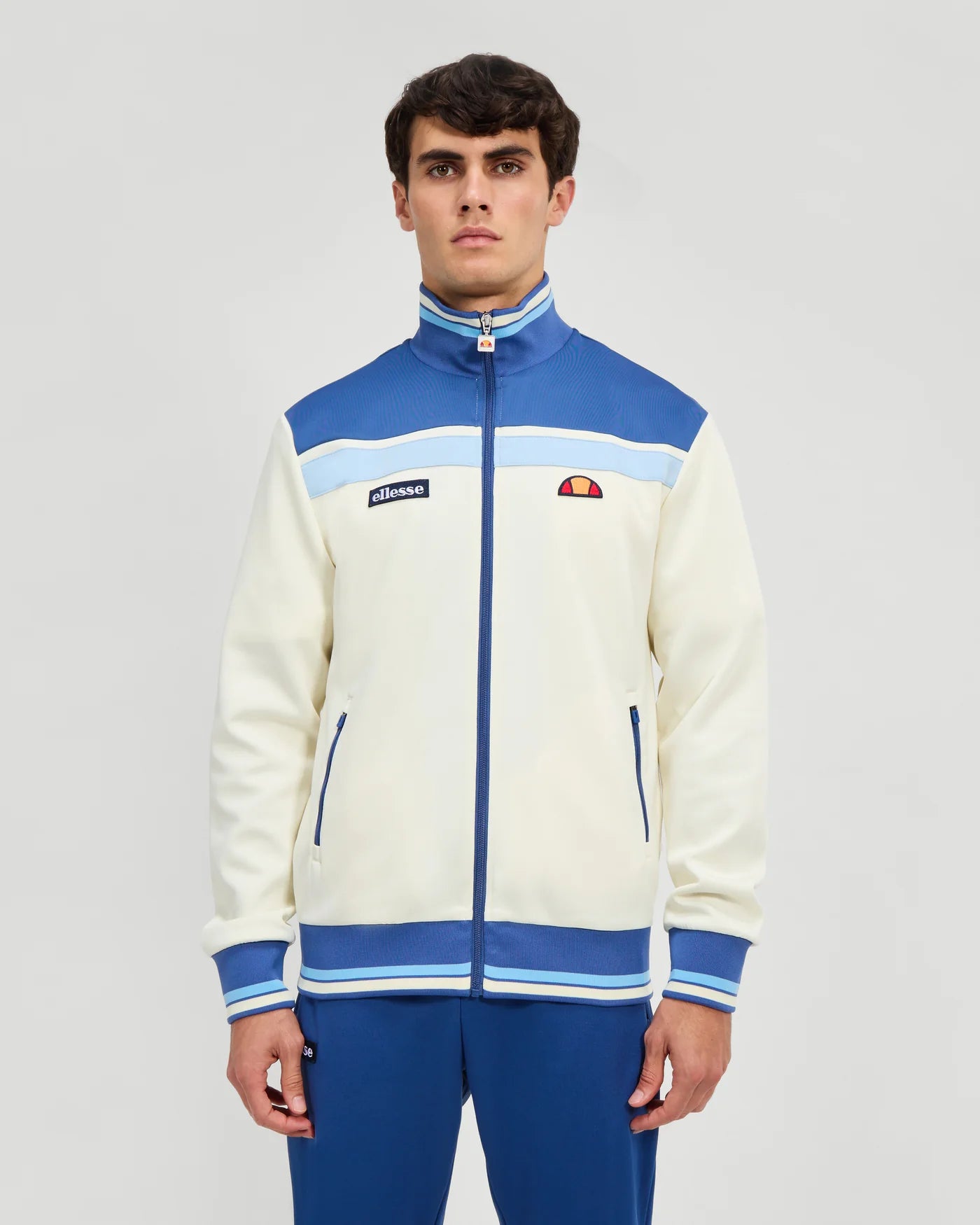 Ellesse Vignola Track Top Off-White/Navy