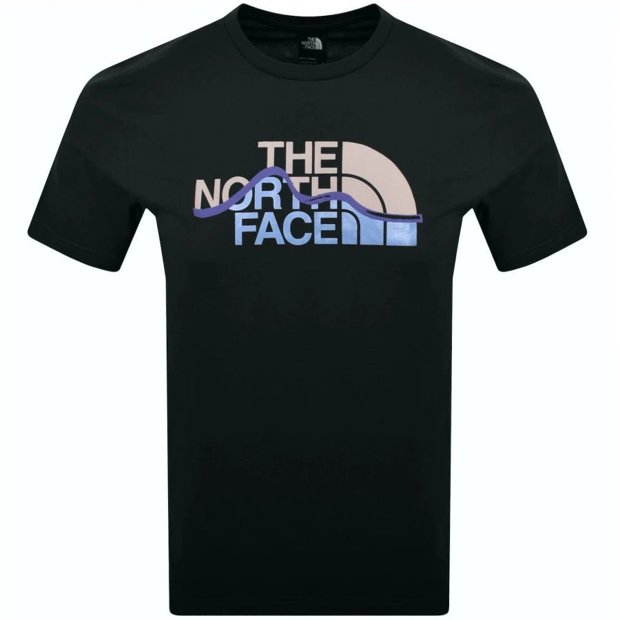 The North Face Mountain Line T Shirt Black