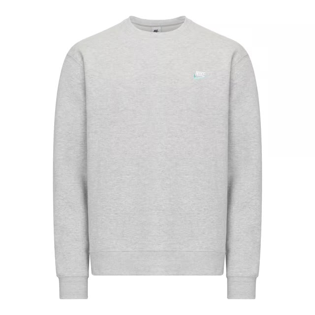 Nike Sportswear Men's Club Fleece Crew Neck Tracksuit Grey