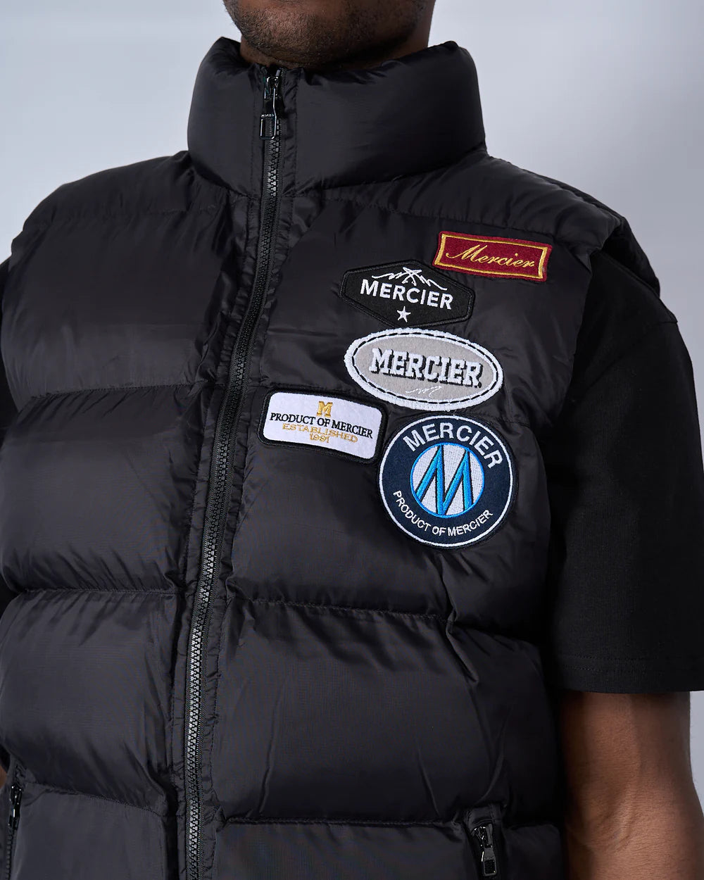 Mercier Black OG Badge Gilet