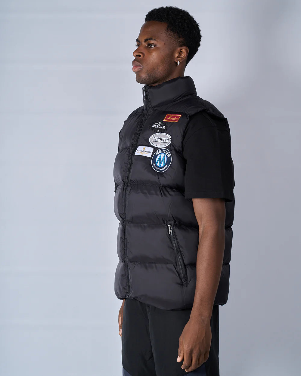 Mercier Black OG Badge Gilet