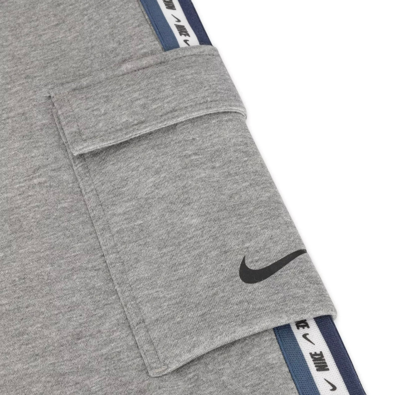 Nike Repeat Tracksuit - Grey, Crewneck Top & Cargo Joggers Combo