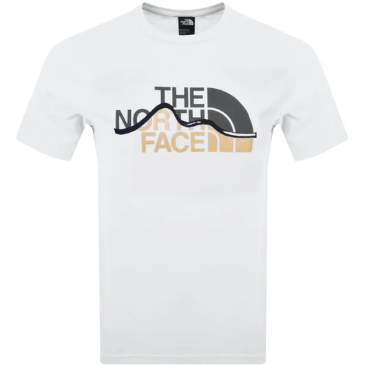 The North Face Mountain Line T Shirt White