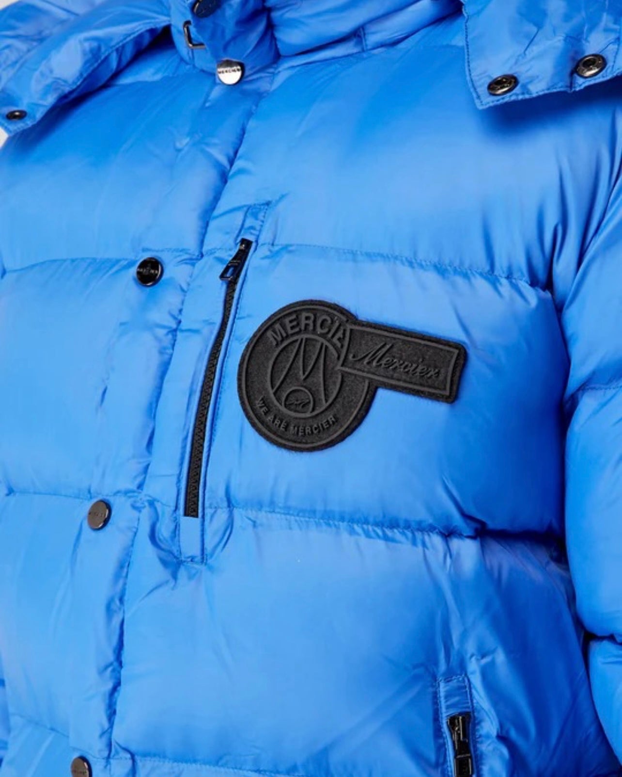 Mercier OG Badge Blue Paris Puffer Jacket