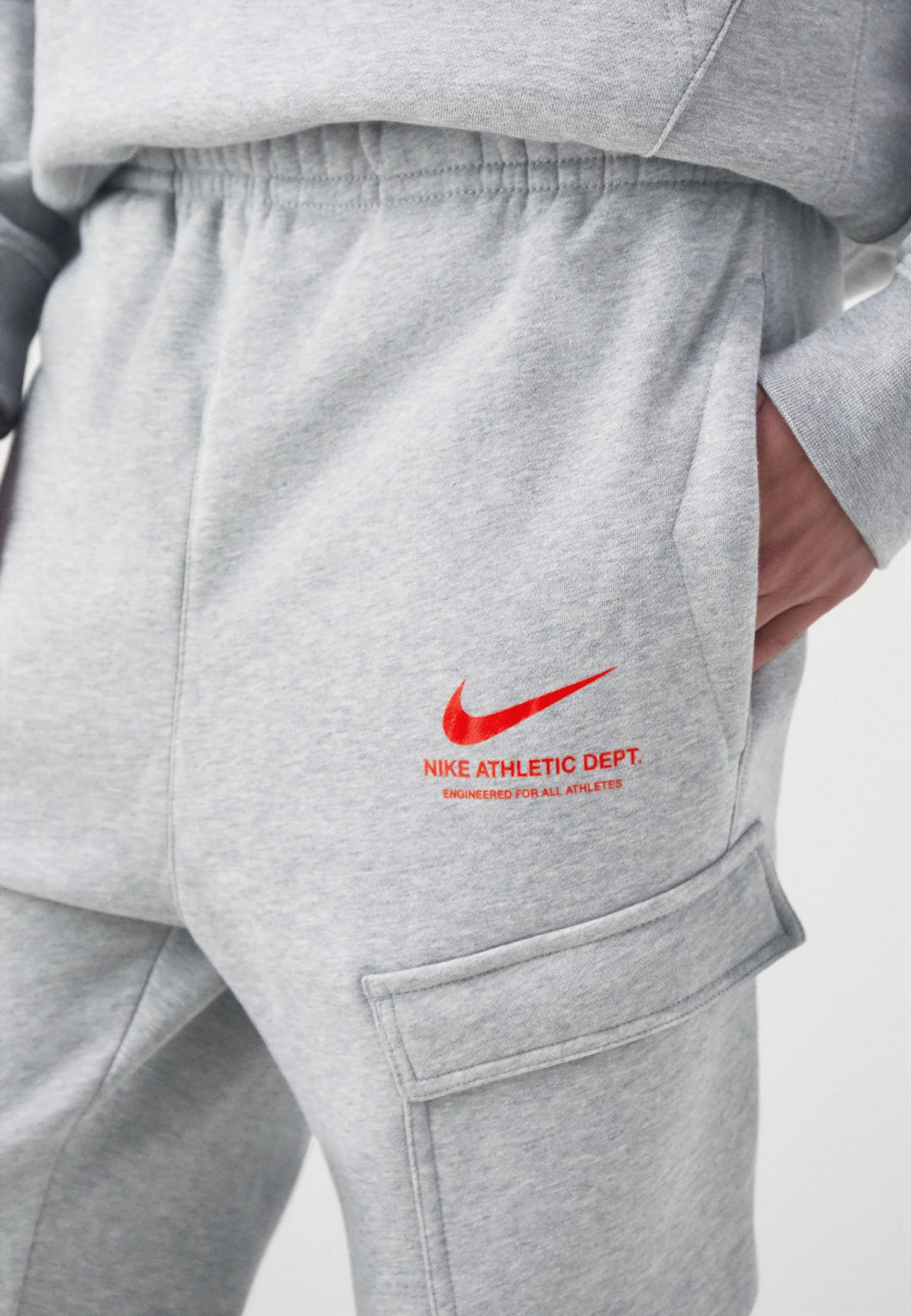 Nike Air Mens Tracksuit Grey Fleece Hoodie Joggers Bottoms Sweatpants Hoody