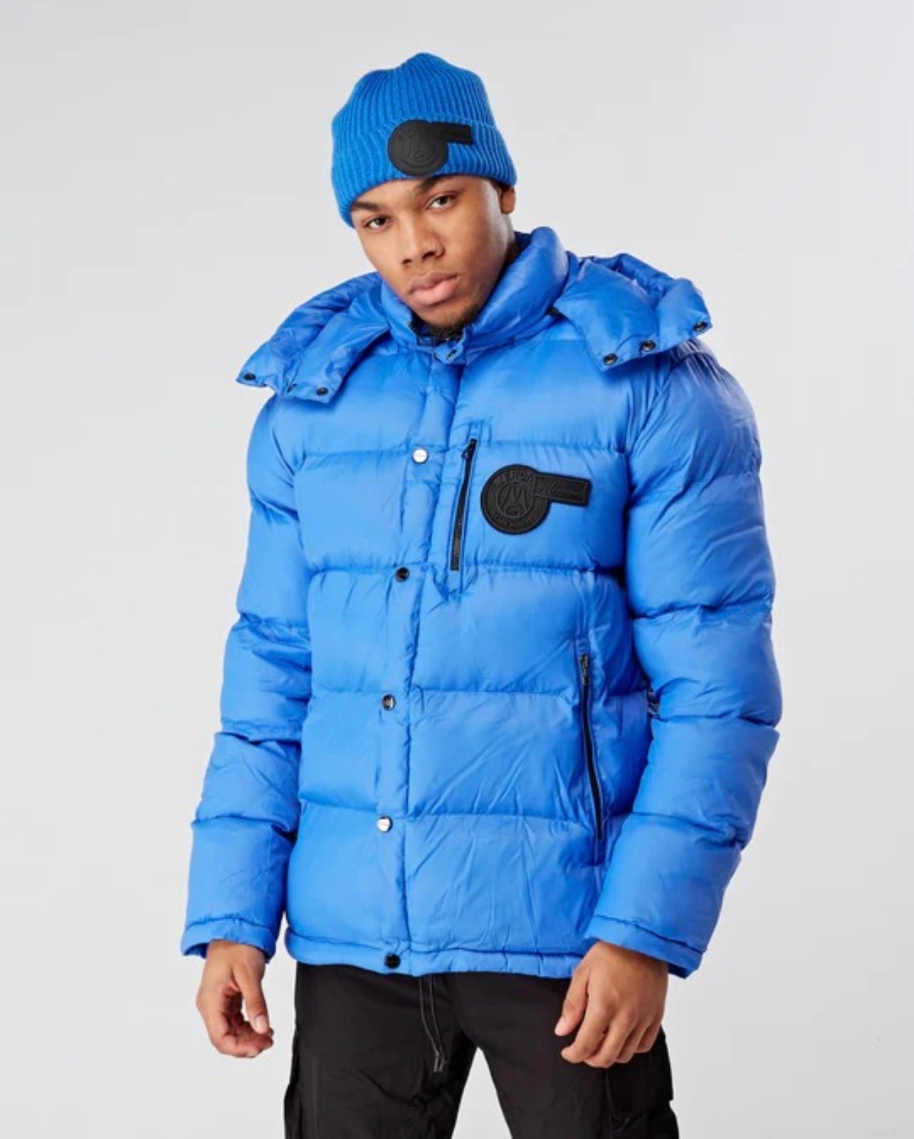 Mercier OG Badge Blue Paris Puffer Jacket