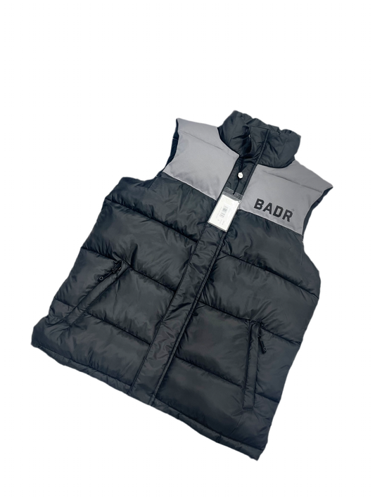 Badr Barra Two Tone Gilet Black