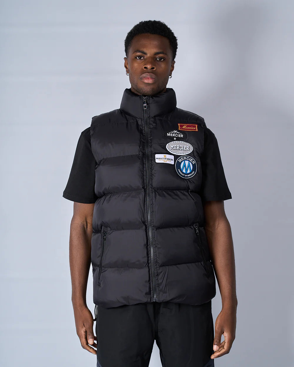 Mercier Black OG Badge Gilet