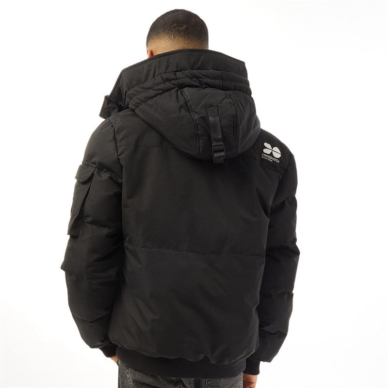 Crosshatch Black Milwaka Padded Jacket