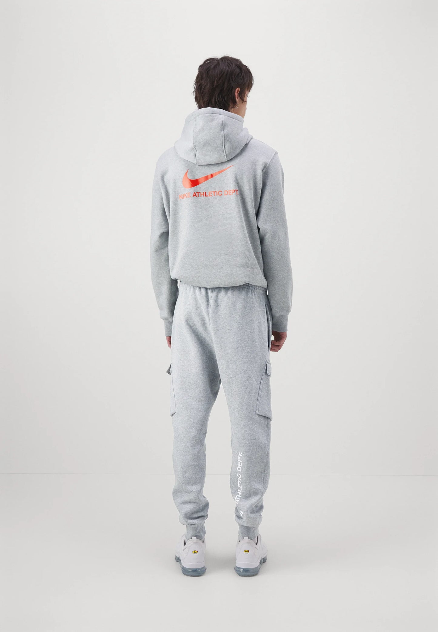 Nike Air Mens Tracksuit Grey Fleece Hoodie Joggers Bottoms Sweatpants Hoody