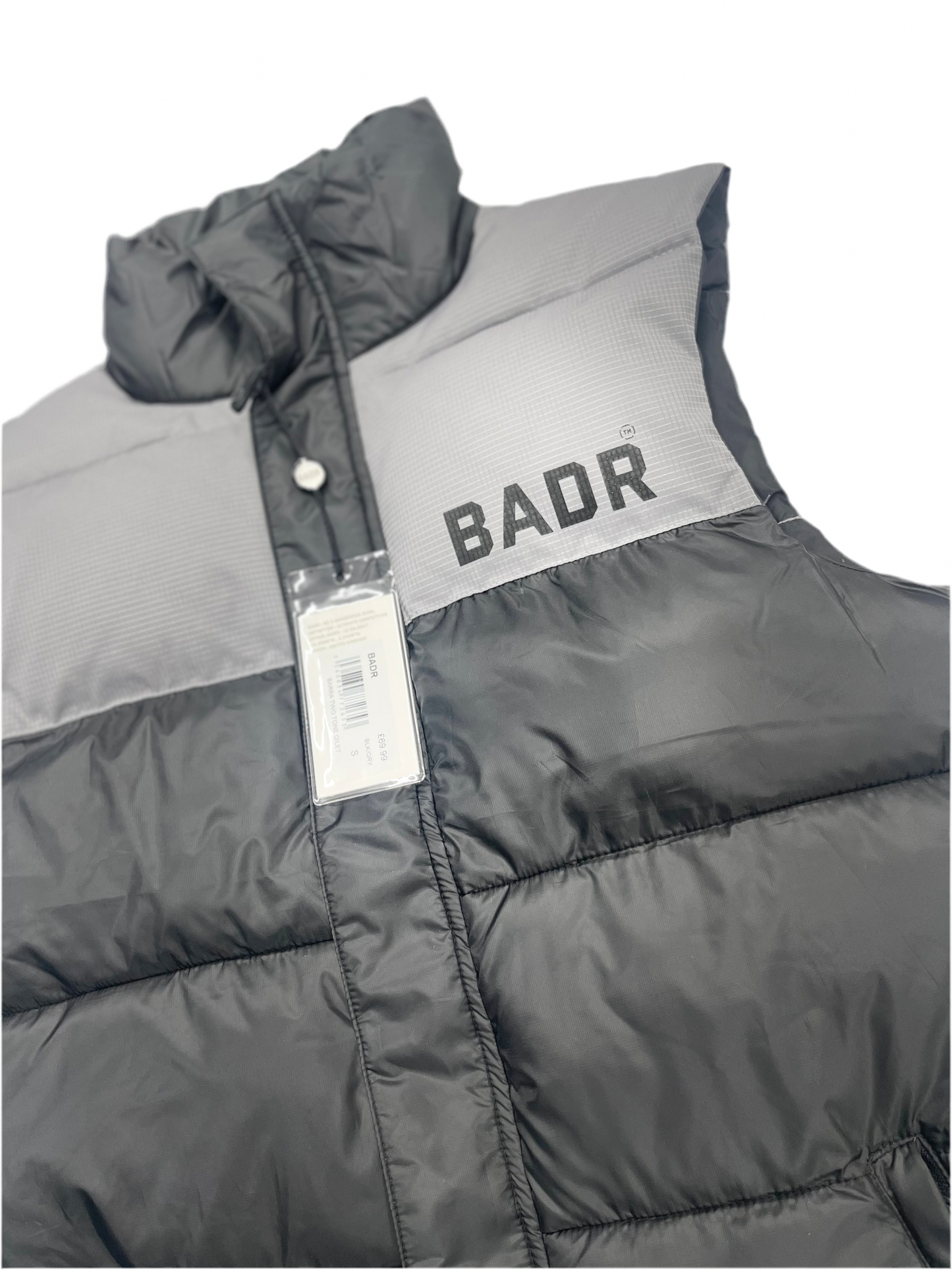 Badr Barra Two Tone Gilet Black