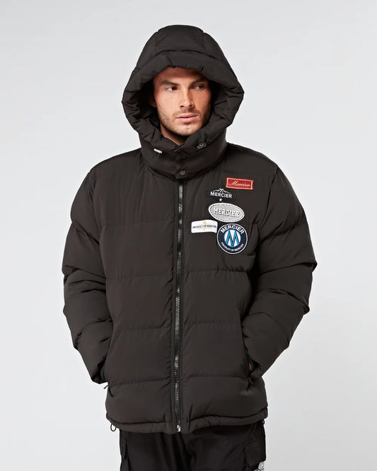 Mercier Black OG Badge Puffer Jacket