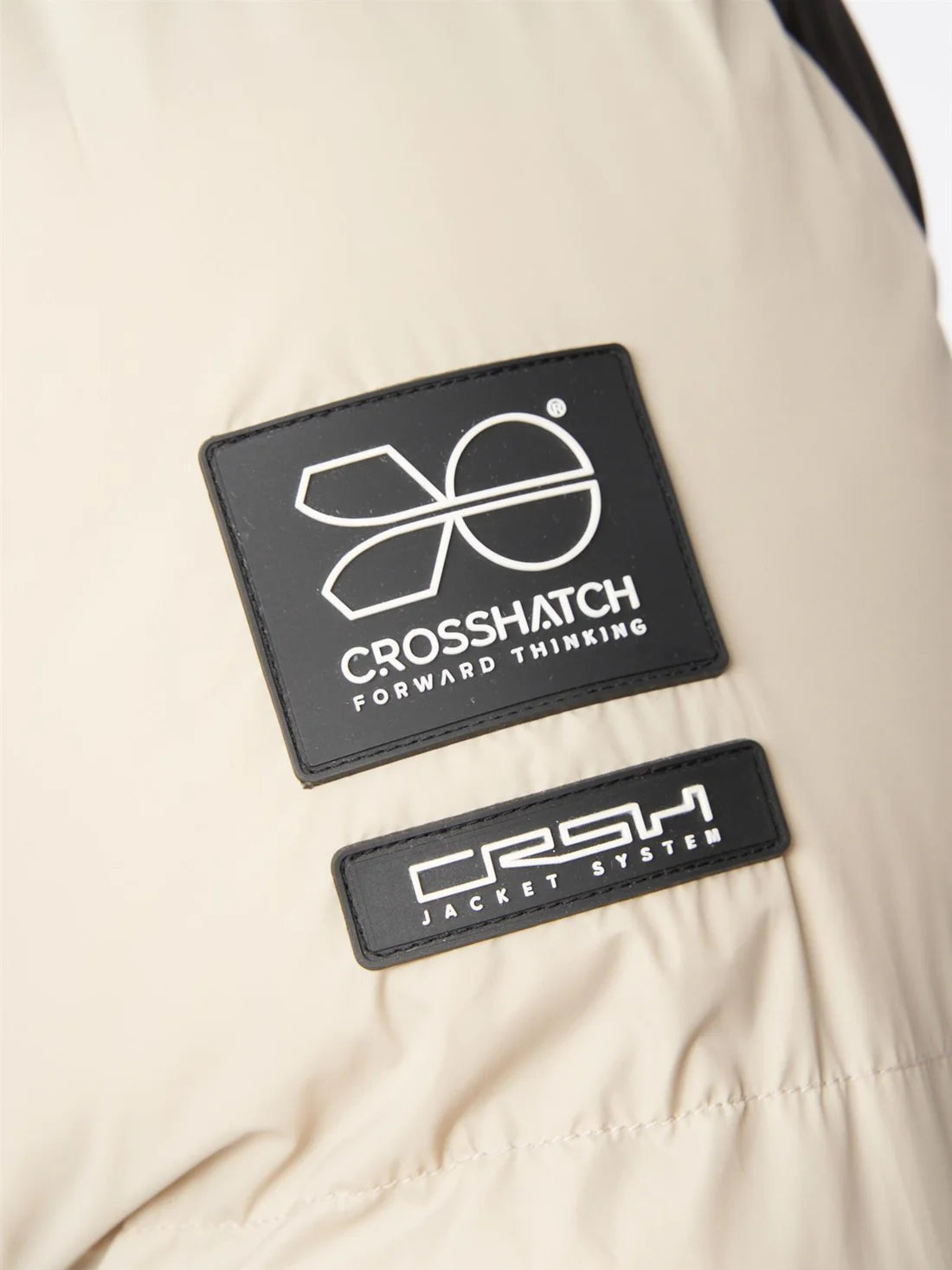 Crosshatch Squadage Panel Jacket Stone