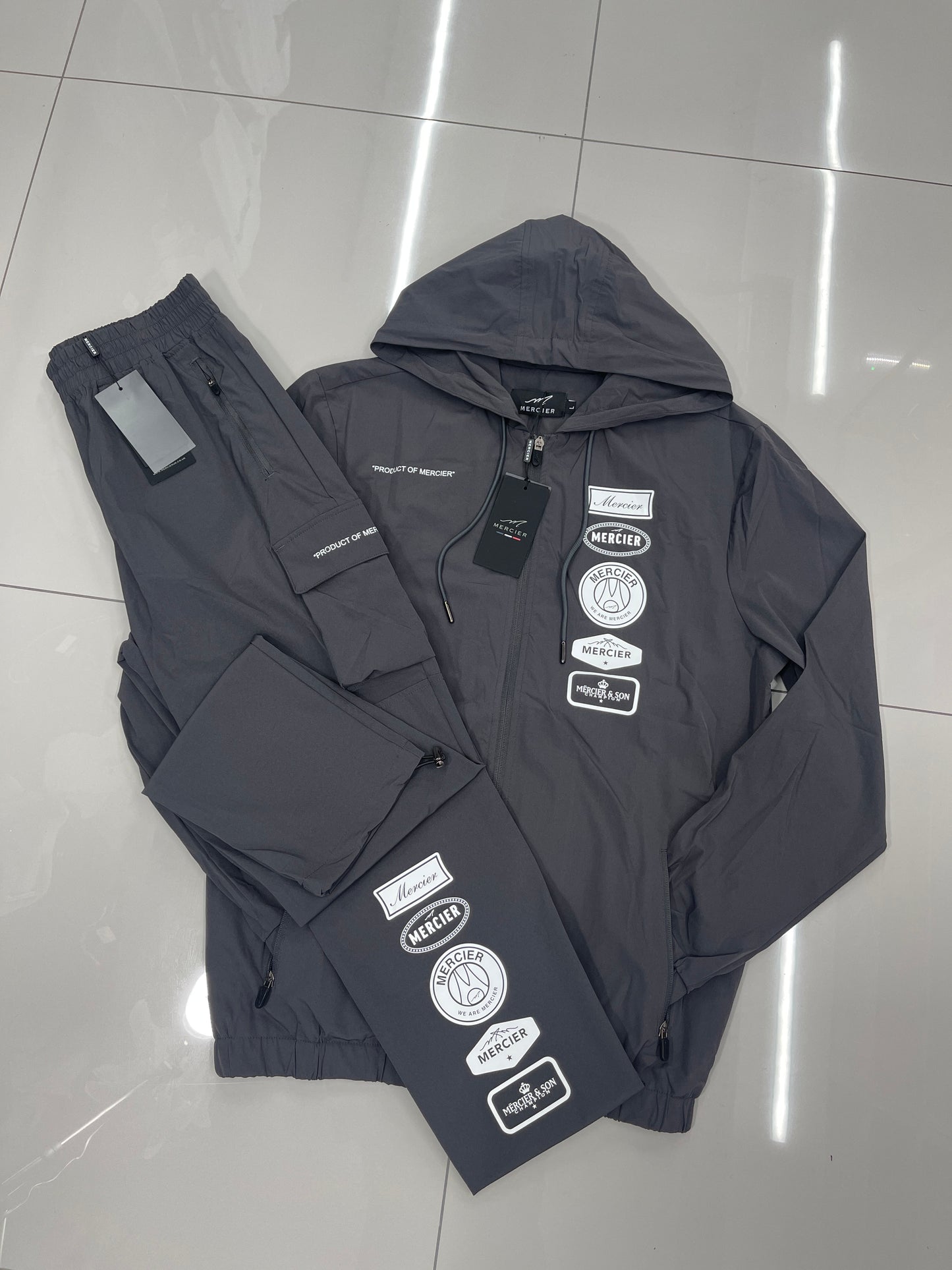 Mercier Technical Tracksuit Grey